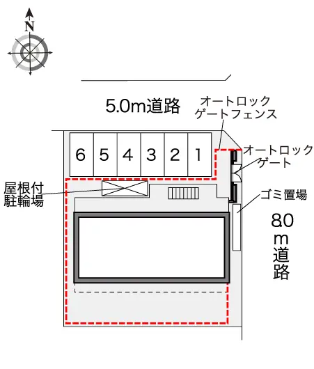 ★手数料０円★名古屋市中村区高道町２丁目　月極駐車場（LP）